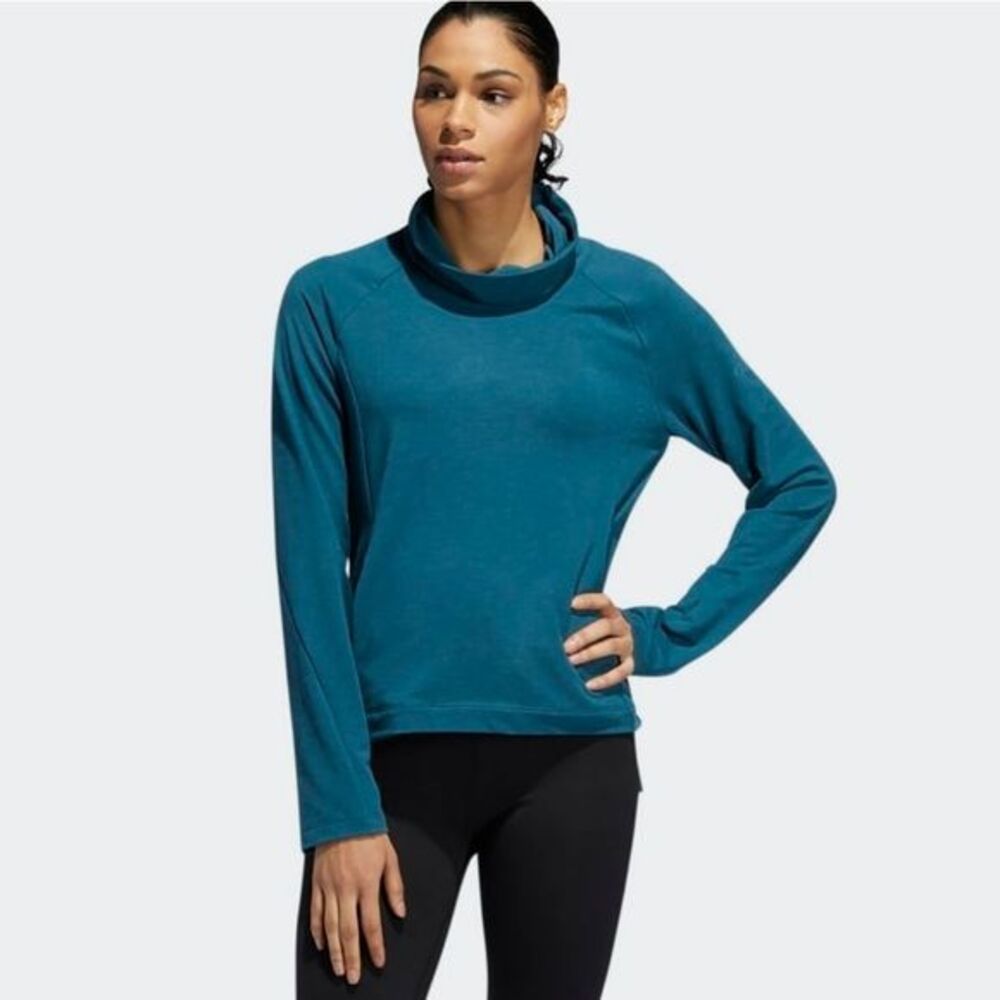 Adidas Cozy CoverUp - Women's soft sweatshirt Jacket Thumb Holes Med
